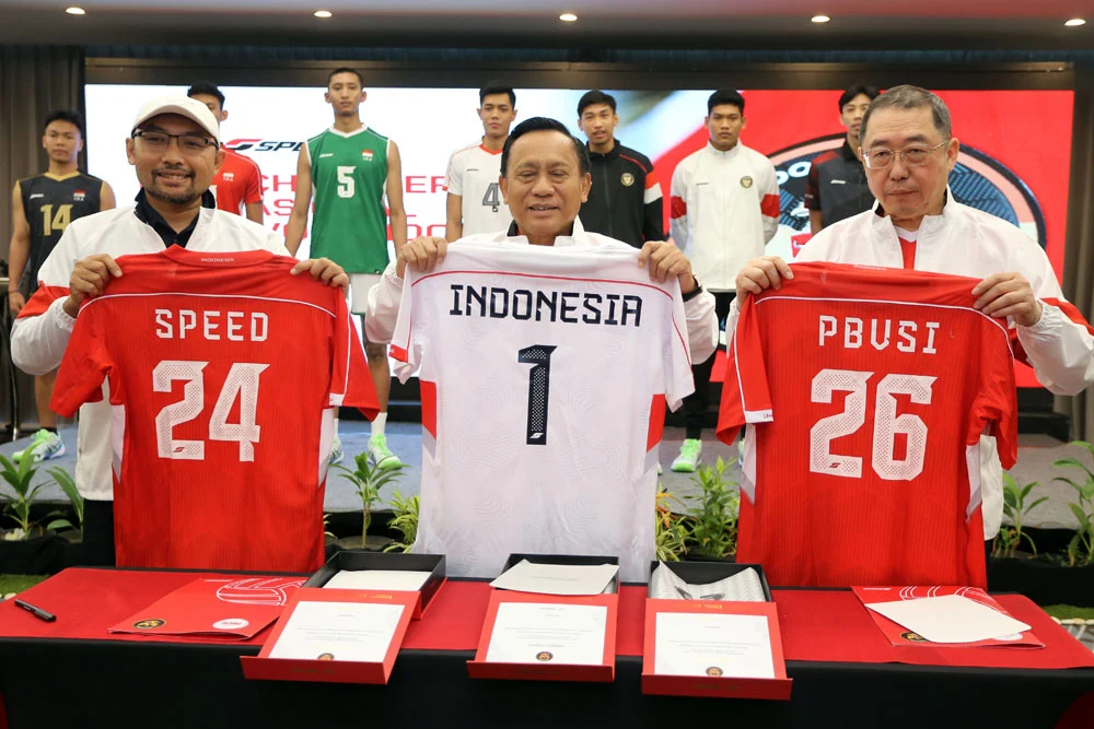 Timnas Voli Indonesia Luncurkan Jersey Baru Kejuaraan Asia 2024