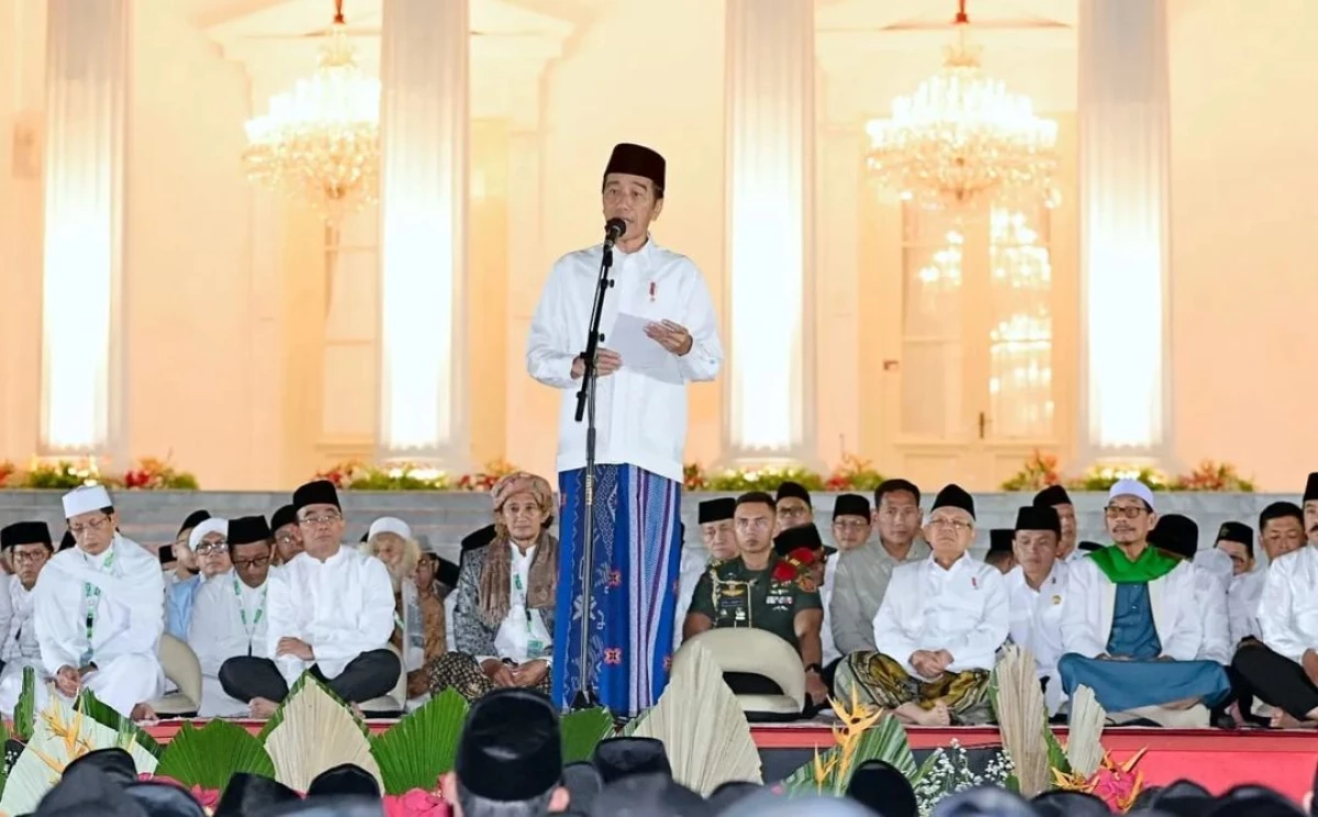 Jokowi Gelar Doa di Istana Merdeka Sambut HUT ke-79 RI